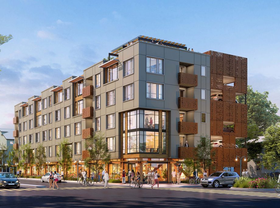 Rendering of future Intergenerational Affordable Housing Project at 4300 San Pablo Avenue